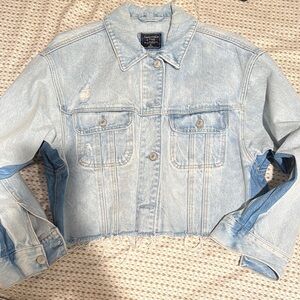 Light Blue Denim Jacket A&F